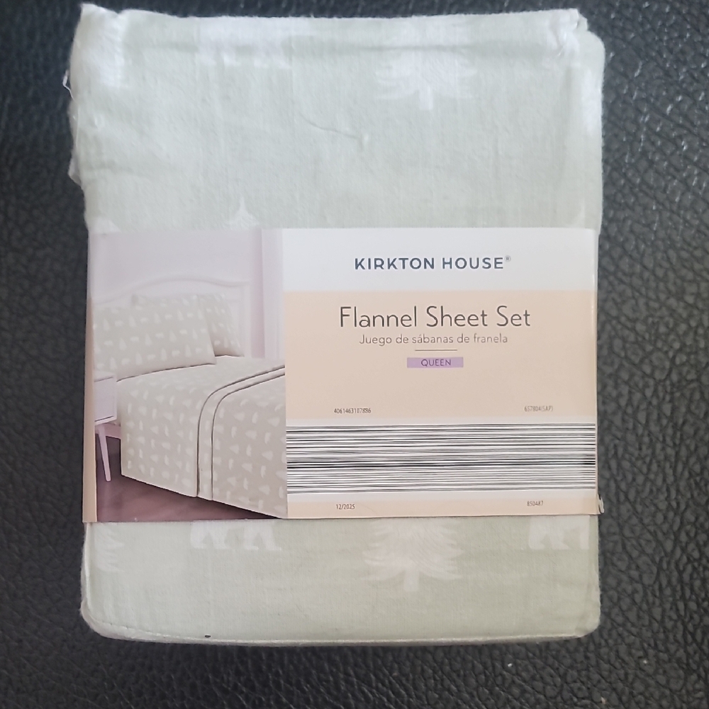 Cream Flannel Sheet Set